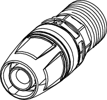 TECElogo-Push Übergangsnippel Dim. 16 x R 3/4", Rotguss/Si-Bronze