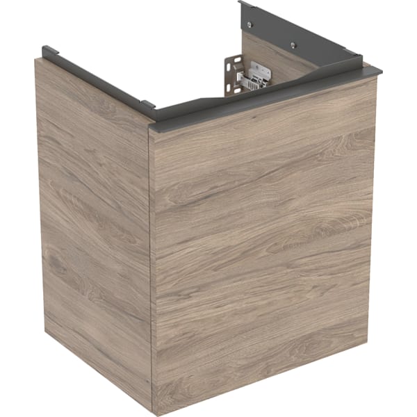 Geberit Acanto US für HWB B:45cm, 1 Schubl. Nussbaum