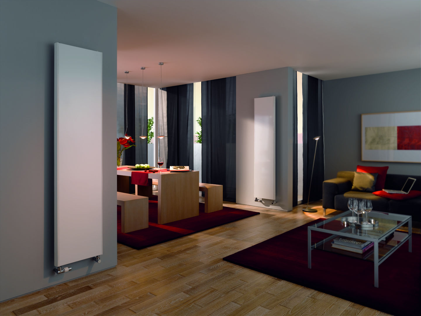 Kermi x2 Verteo Plan T22 1800x102x400 QN1430, RAL9016, 10bar, seitl. Abd
