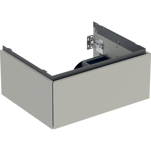 Geberit ONE Unterschrank für WT/-Platte 1 Schubl., 59,2x26,6x47cm, greige matt
