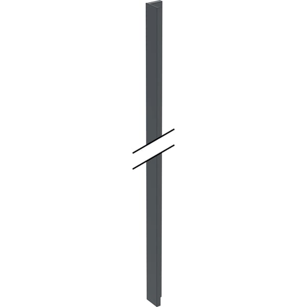 Geberit Griff für Hochschrank, flach Acanto, schwarz