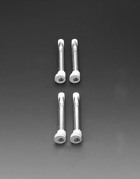 ZE Zubehör Set BKE, 3xBKE 160 mm verzinkt, Kunststoff weiß
