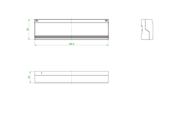 OVENTROP-Anschlussleiste (10 Regelzonen) f. Raumtherm. u. Stellantriebe 230 V