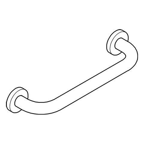 GROHE Wannengriff Essentials 40421_1 295mm hard graphite gebürstet