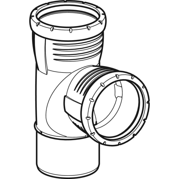 Geberit Silent-Pro Bogenabzweig 87,5Gr d110/110