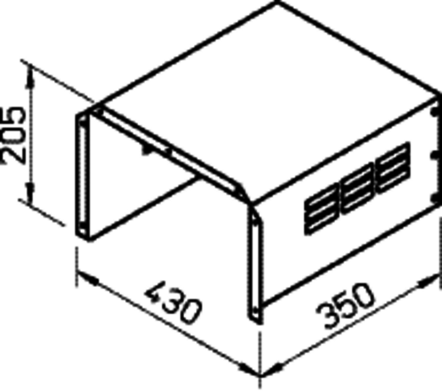 Helios MB-WSD EC 315-400 Wetterschutzdach z. MB EC 315/355/400