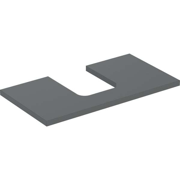 Geberit ONE WT-Pl. Aus mi. f. AWT Schalenform 75x3x47cm, lava matt