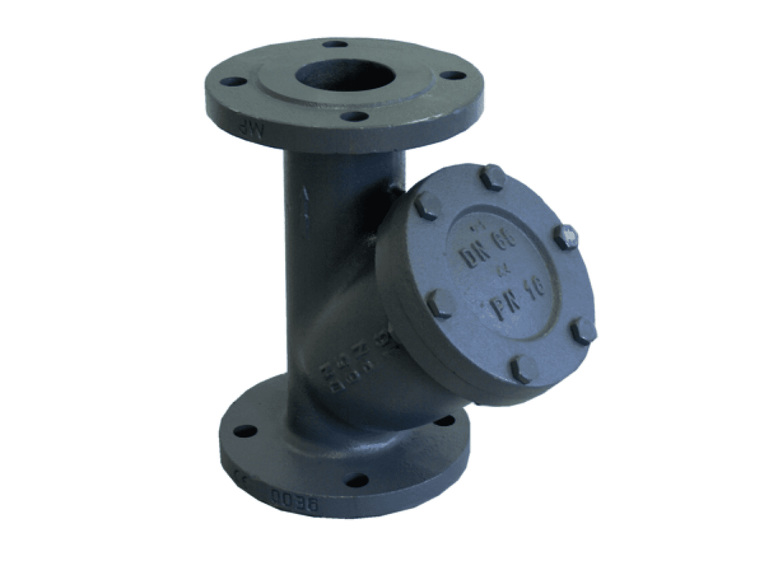 OVENTROP-Schmutzfänger PN16 DN50, Flansche n. DIN EN 1092-2,Grauguss