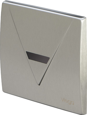 Viega Abdeckplatte VfL 1 8128.46 in 150x135mm Messing verchromt