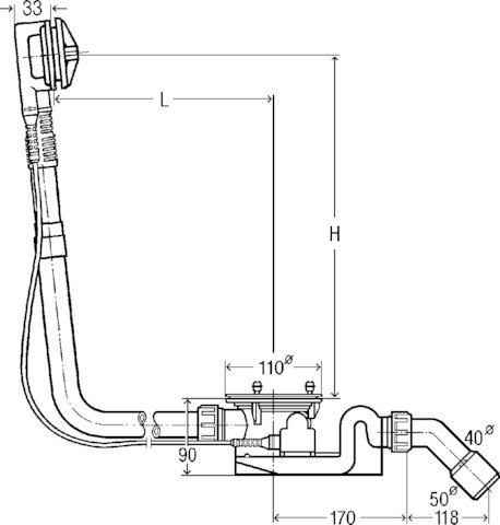 Viega Funktionseinheit Rotaplex 6142.32 in DN40/50 Kunststoff weiß