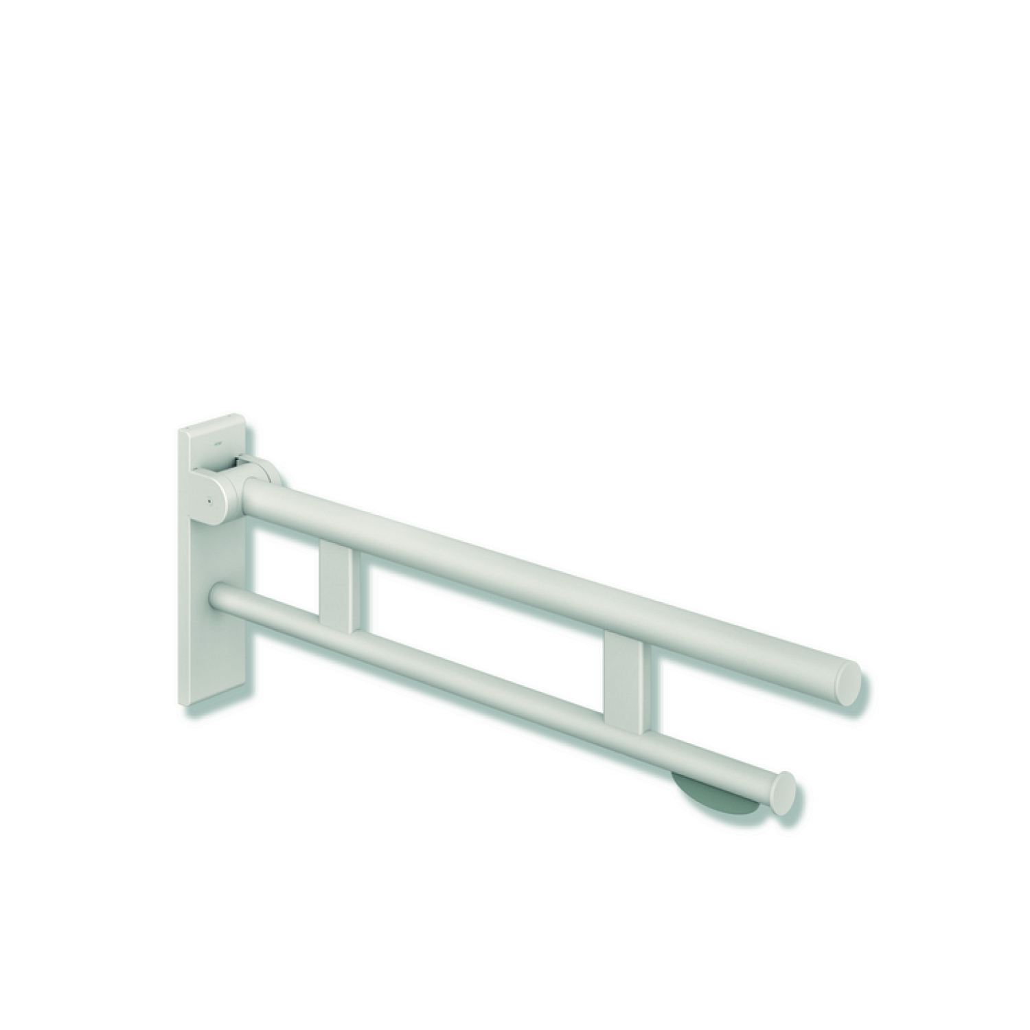 HEWI SK-Griff Duo (B), PRH, L:700, pulverbeschichtet weiß tiefmatt