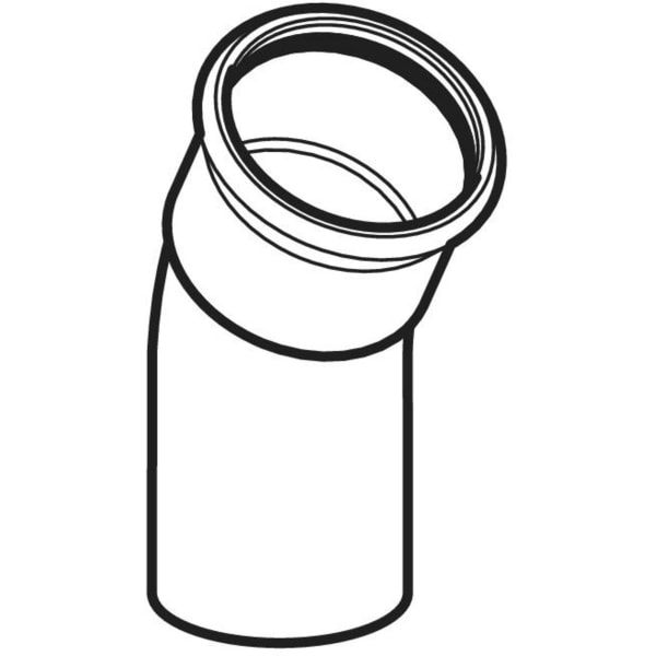 Geberit Mapress Edelstahl Bogen 30Gr d15 mit Einschubende