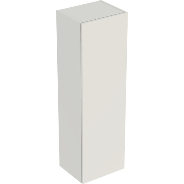 Geberit Smyle Mittel-HS, eckig, mit einer Tür 36x118x29,9cm, sand-grau