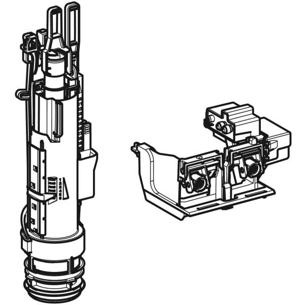 Geberit Hebevorrichtung und Steuereinheit f. Taster3-4,1Volt, f. Sigma UP-SPK 12cm