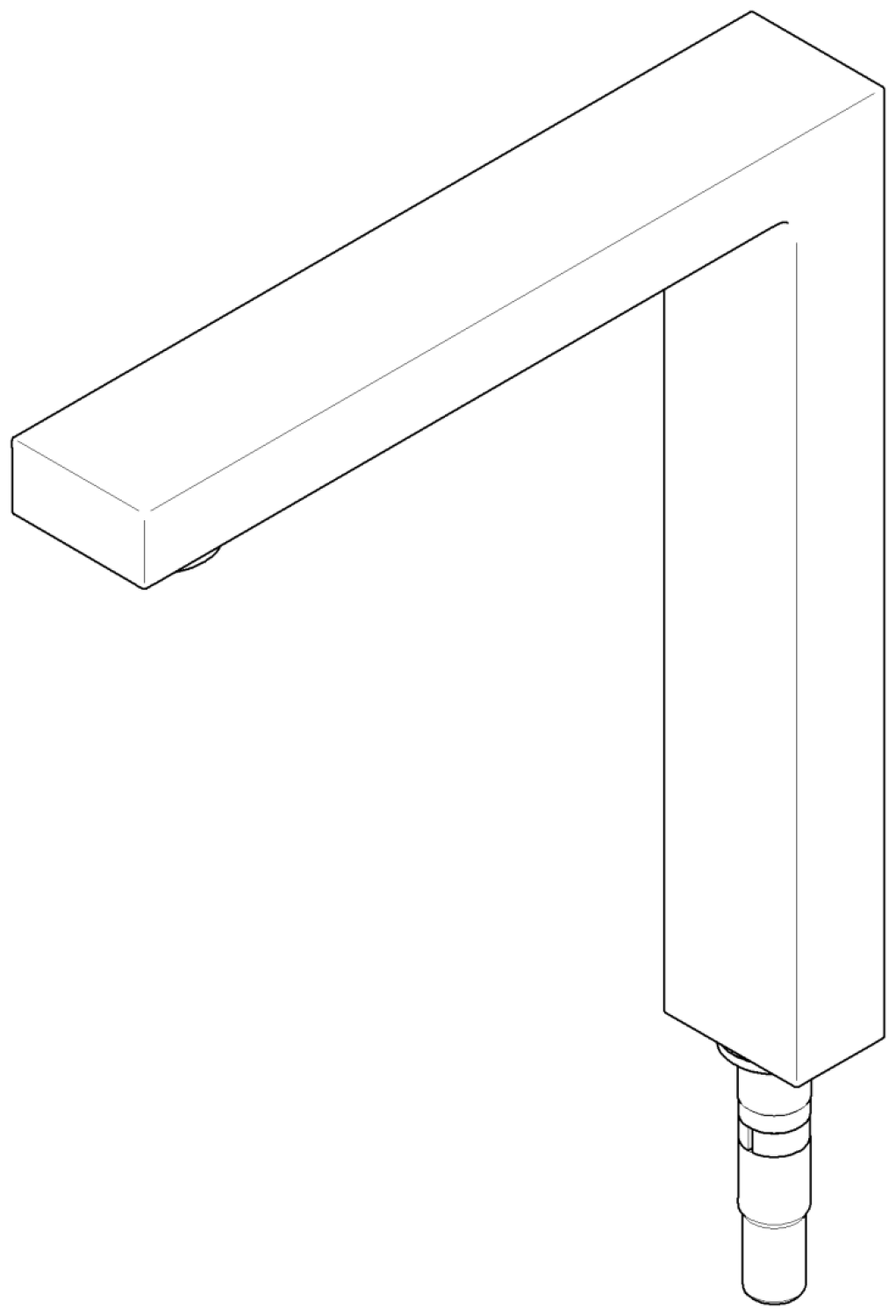 DO Auslauf ERSATZTEILE 90110619204 221 x 199 x 36 mm, 8 l/min. Chrom