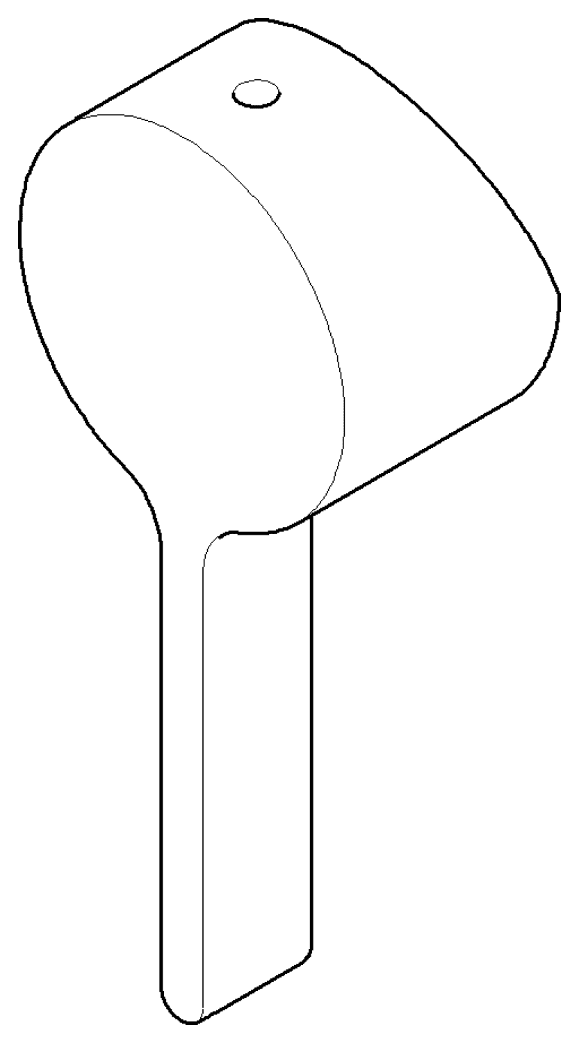 DO Griff ERSATZTEILE 092071045 52 x 34,5 x 122 mm Chrom