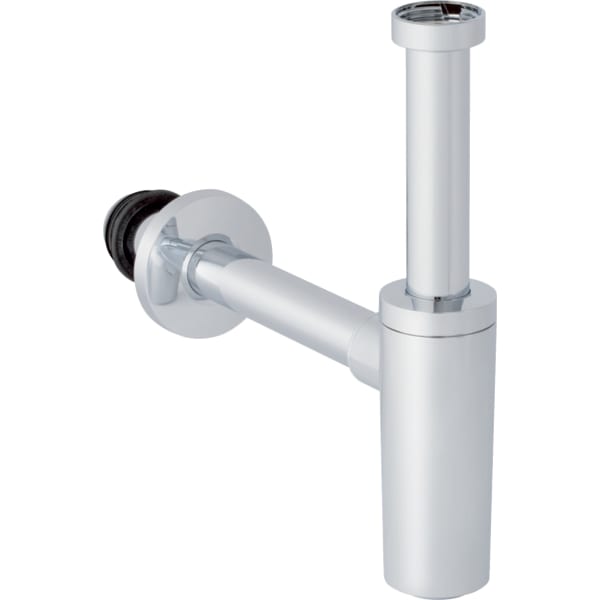 Geberit Tauchrohrgeruchsverschluss für WB Abgang horiz., d40, G1 1/2, hgl.verchr.