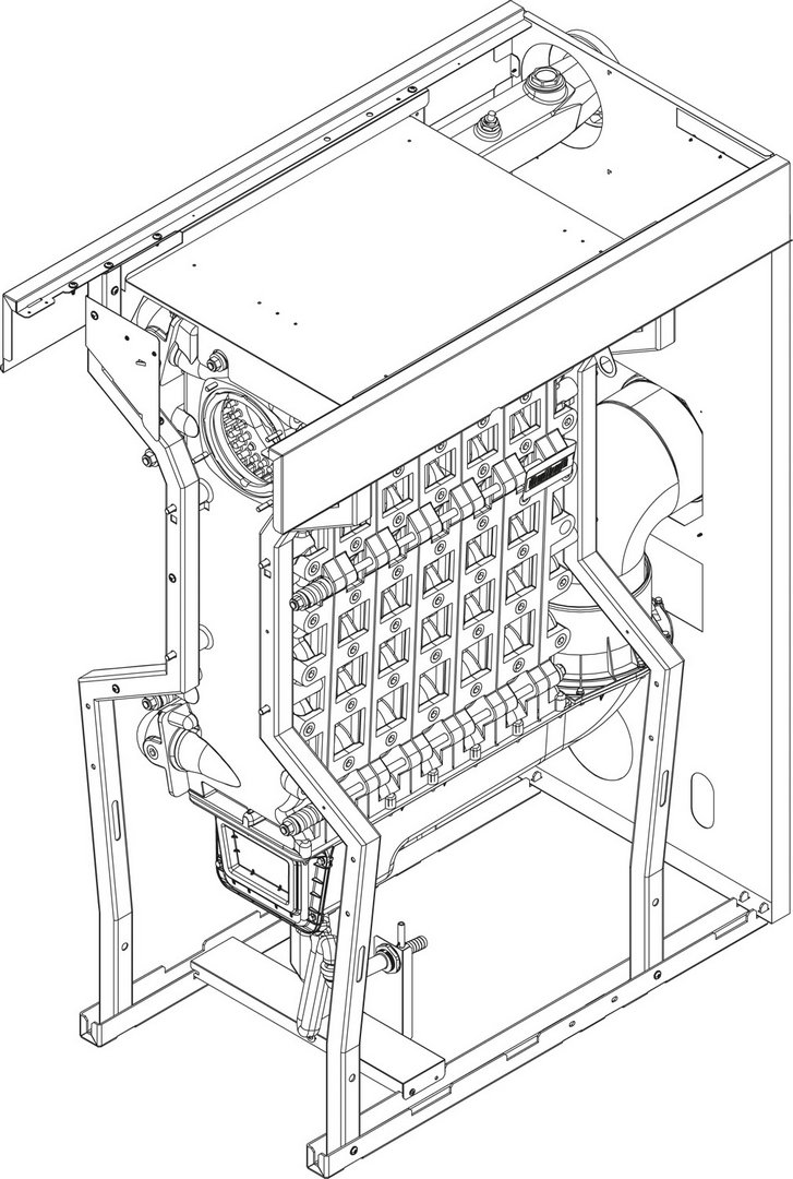 BOSCH Ersatzteil TTNR: 8738804587 Kesselblock CLA-1 7Gld (l) everp