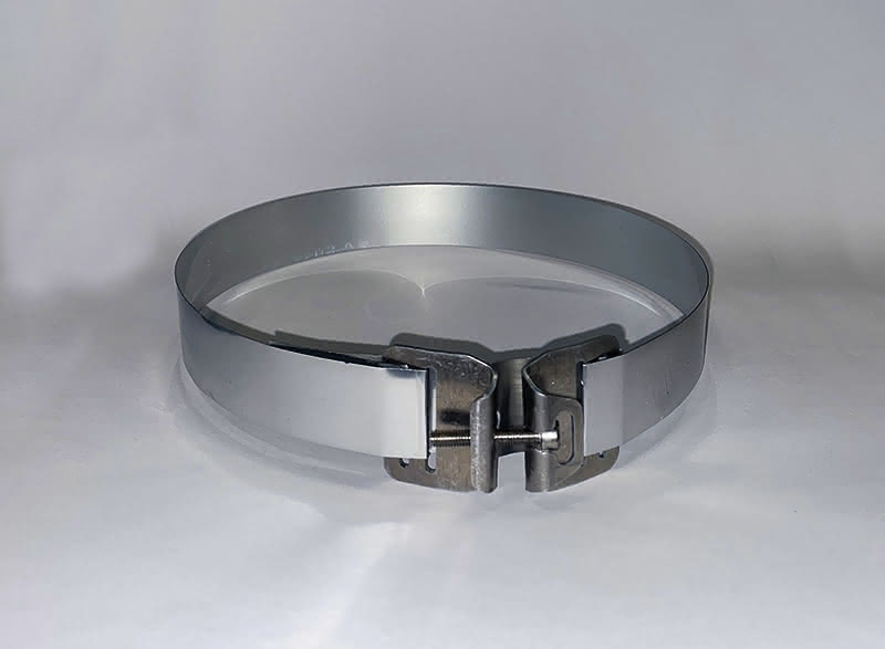 Silver System-Schraubspannv. PET AD 155 Verschluss aus PET-Streifen für AD 155mm