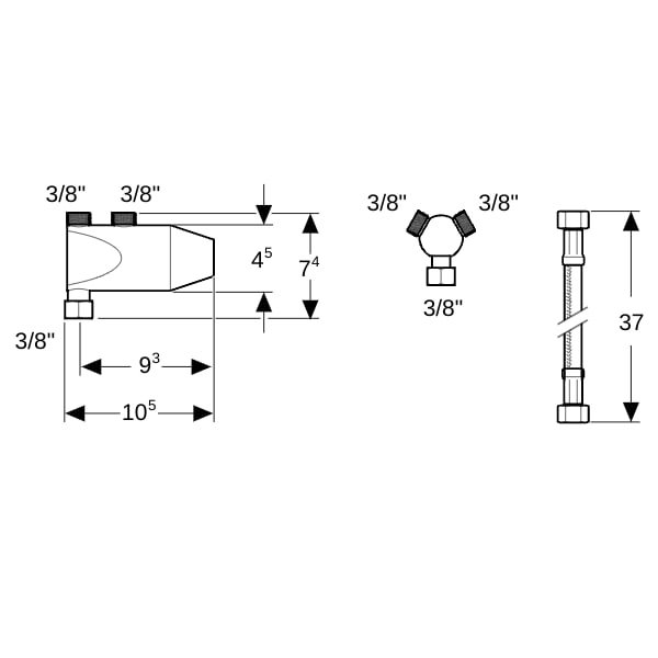 Geberit Minithermostat für Waschtischarmatur Bambini