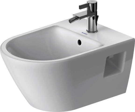 DU Wandbidet D-Neo, 540mm, Weiß mit ÜL, mit HLB, 1 HL