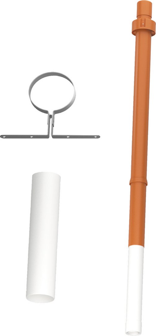 BOSCH Abgsazubehör FC-Set110-C33x (oben) Grundbausatz C33x, rot, d:110/160