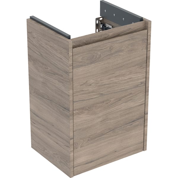Geberit Renova Plan US für HWB, mit 1 Tür 40x60,6x31,1cm, Nussbaum hickory