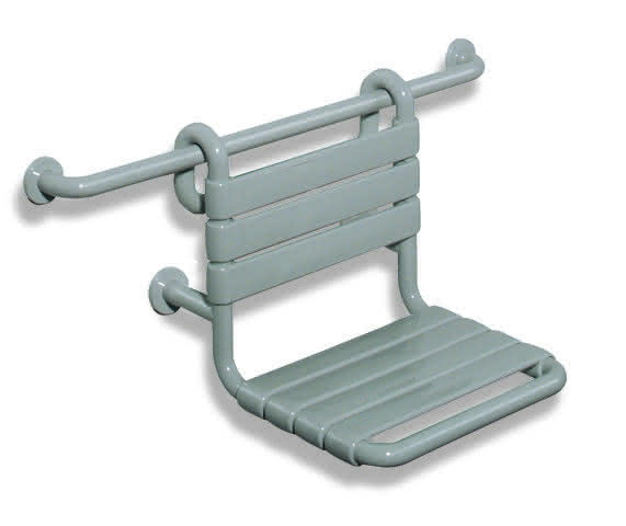 HEWI Einhängesitz Ser 801, Frankreich, B:345mm, H:422 mm, T:480 mm reinweiß