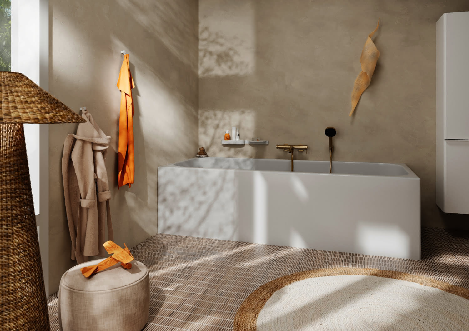 Hansgrohe Wannenmischer Aufputz Tecturis S BBR