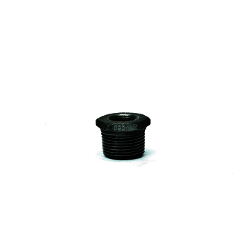 gebofittings Temperguss Gewindefittings 241 - Red.-Nippel 1 1/2" x 3/4", schwarz