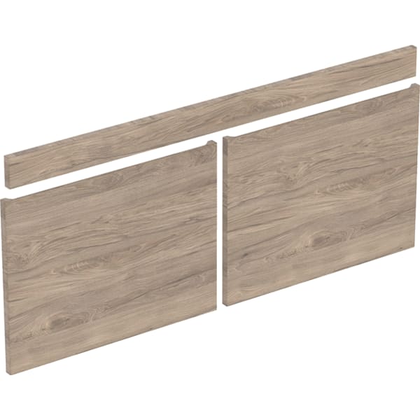 Geberit Schubladen-/Front Set für Renova Plan US für DWT, B:130cm, nussbaum hickory