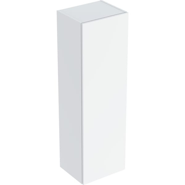 Geberit Smyle Mittel-HS, eckig, mit einer Tür 36x118x29,9cm, weiß