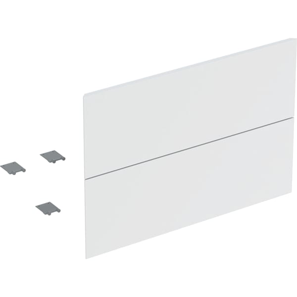 Geberit Set Schubl.-Frt für ONE US, 2 Schubl. für WT B: 75cm, weiß matt