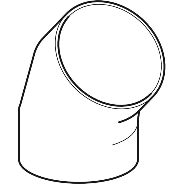 Geberit PE Segmentbogen 45Gr d315