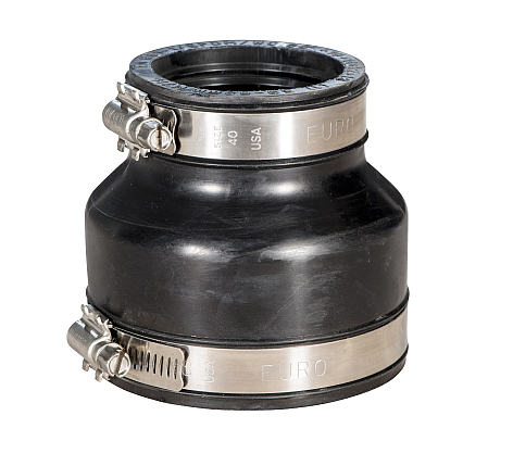 KSB Rohradapter, EPDM / Edelstahl DN 70, für Rohraußendurchm. 53 - 63 mm