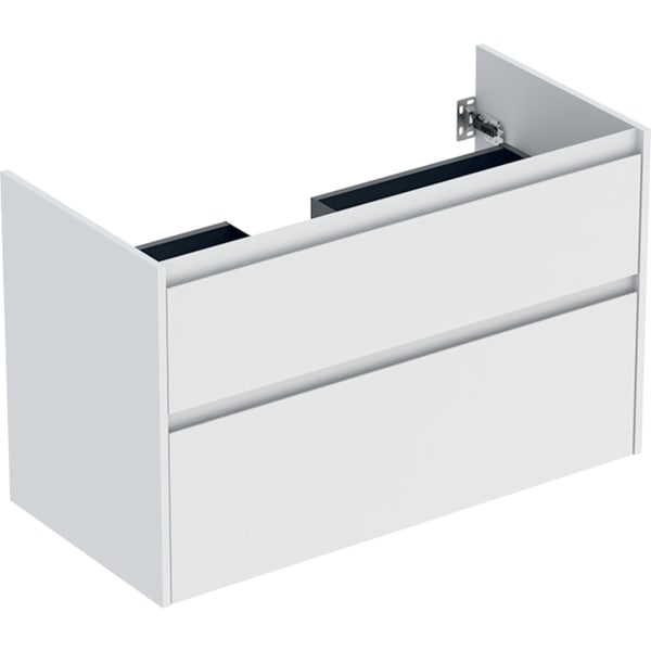 Geberit Unterschrank für MWT, 2 Schubladen B:100cm, weiß matt