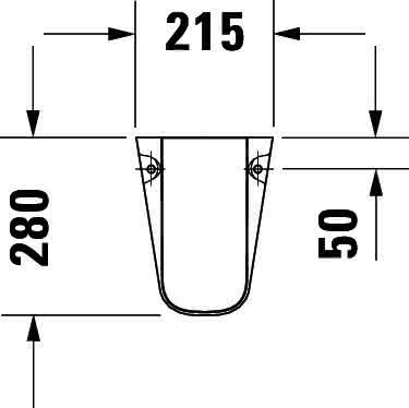 DU Halbsäule D-Code für 070545, weiß