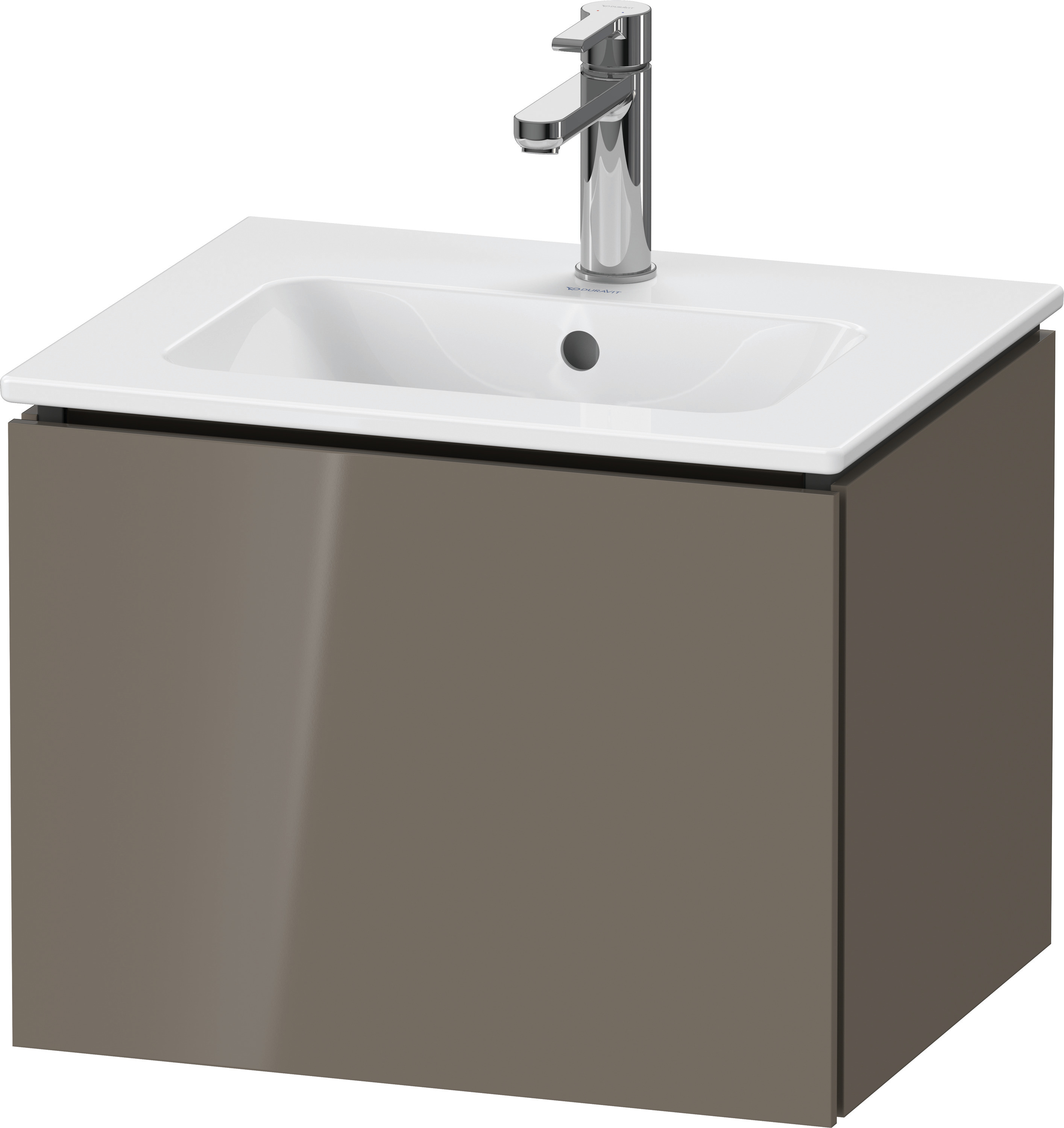 DU WTU L-Cube wandhängend, 1 Auszug 400x520x421mm, Flannel Grey HGL