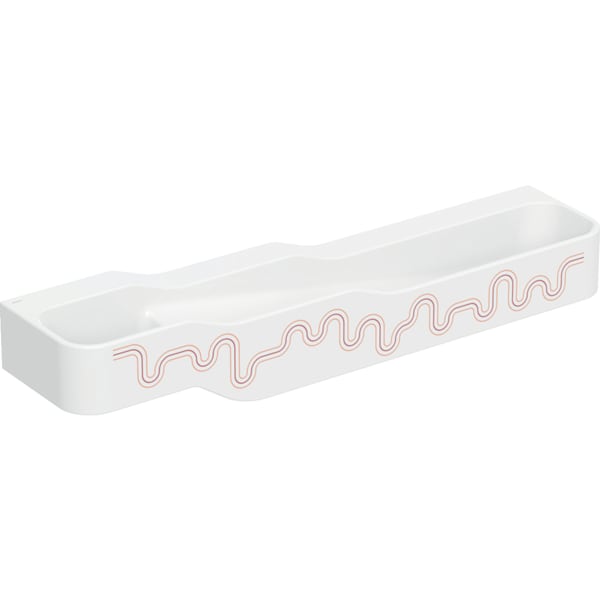 Geberit Bambini Spiel/Waschlandschaft B:180cm 4 Waschpl., tieferes B re, o. Hl., rot