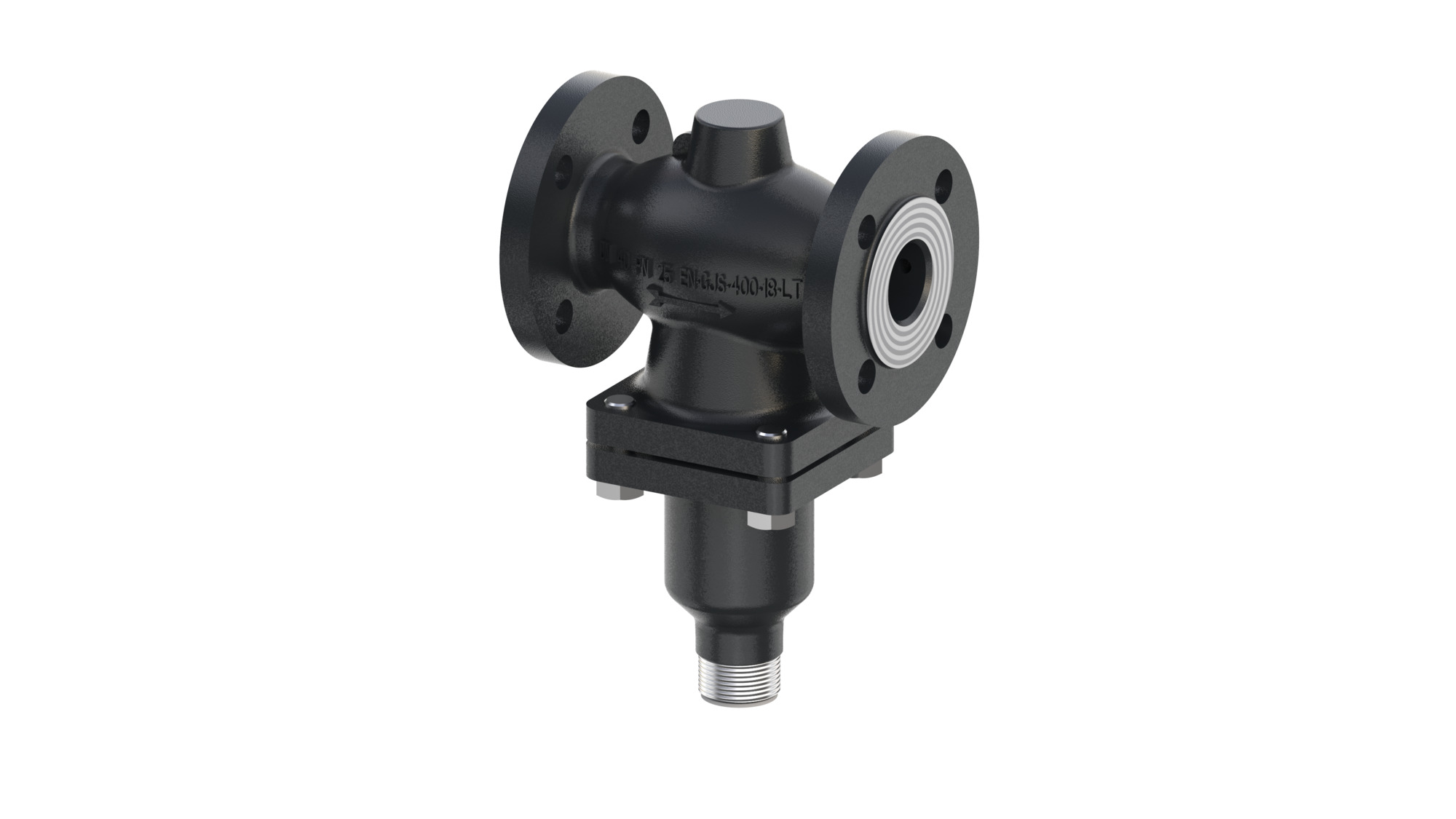 Danfoss Durchgangsventil VFG2 DN40 Kvs 20, PN25, GGG-40,3, Flansch