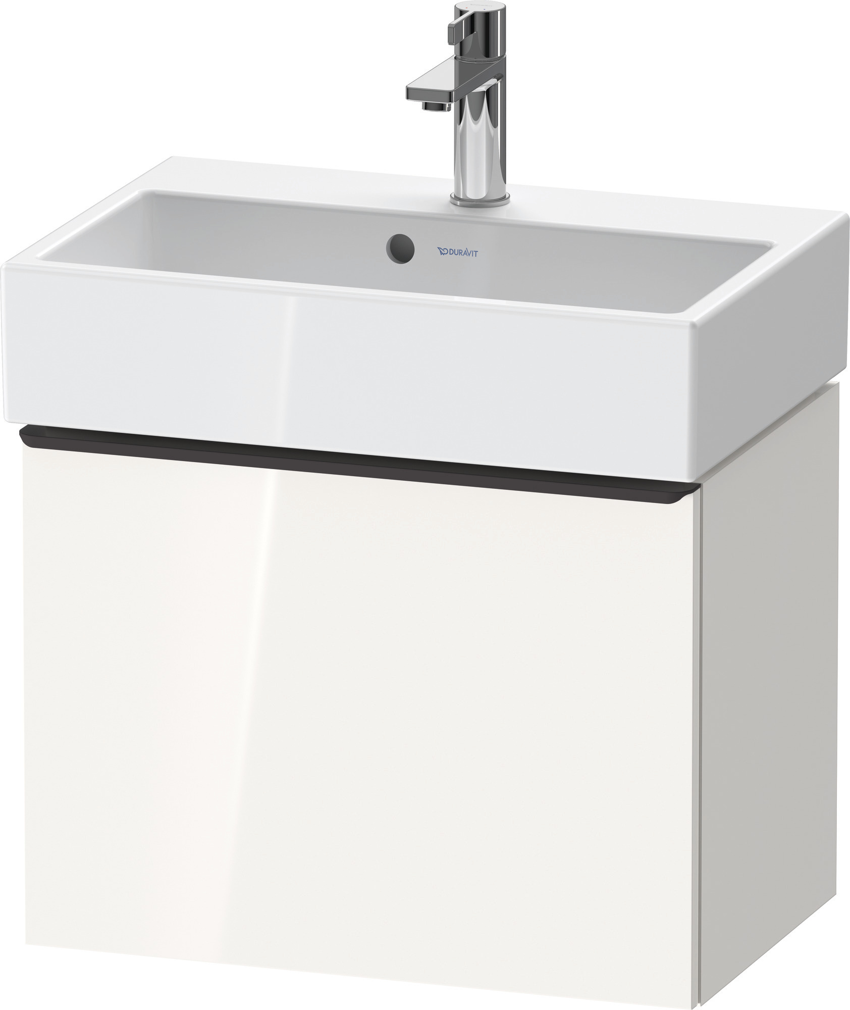 Duravit D-Neo WTU,Wandh,Ausz:1,Griff:Dia.Schw 584x372x440mm,Weiß Hochglanz,Dekor