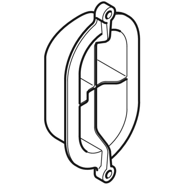 Geberit Deckel für Reinigungsstücke mit ovaler Öffnung d110-160 Geberit Deckel für Reinigungsstücke mit ovaler Öffnung d110-160