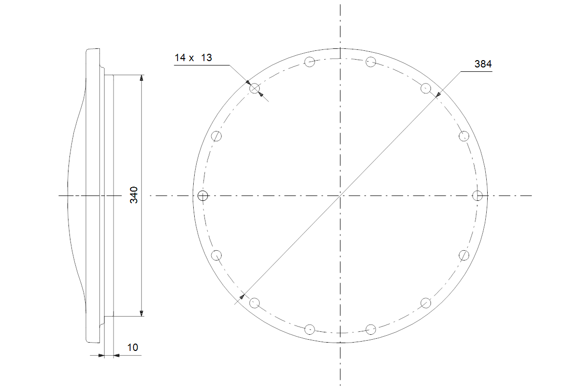 GRUNDFOS Zubehör Kit FLA-BLI D340mm
