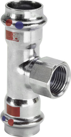 Viega T-Stück mit SC Prestabo 1117.2LF in LABS-frei in 15mmxRp1/2x15mm Viega T-Stück mit SC Prestabo 1117.2LF in LABS-frei in 15mmxRp1/2x15mm