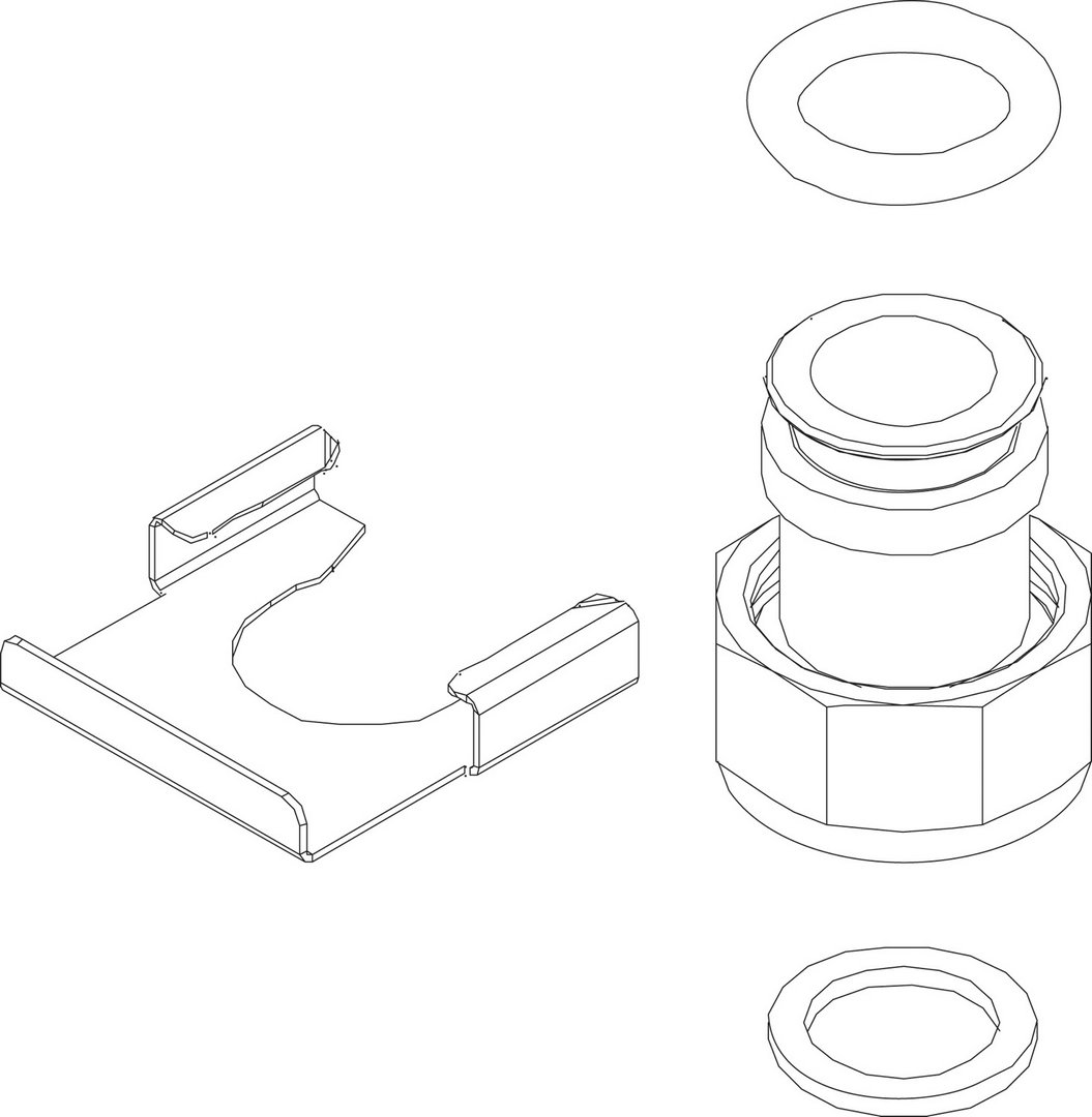 BOSCH Ersatzteil TTNR: 87161064390 Verbindungsrohr