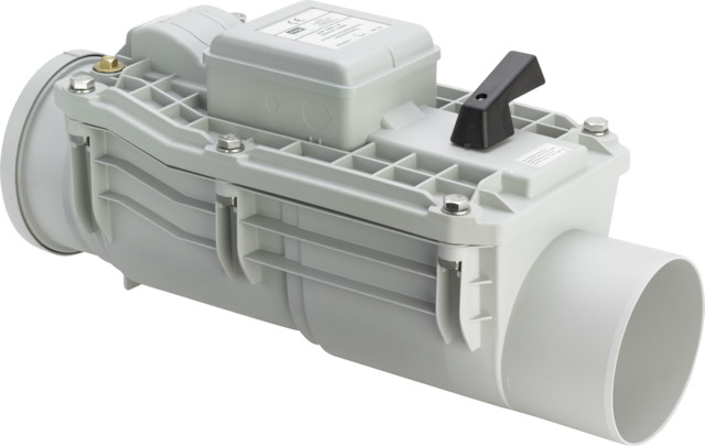 Viega Rückstausicherung Grundfix 4987.3 in 100mm Kunststoff grau