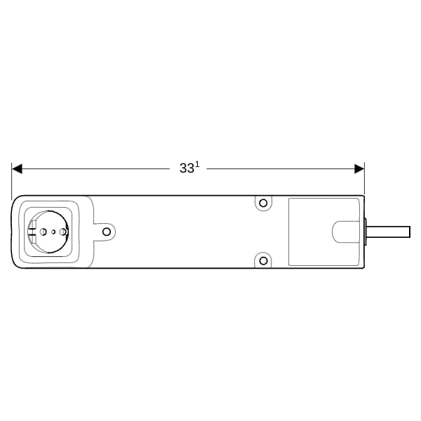 Geberit Steckdosenelement