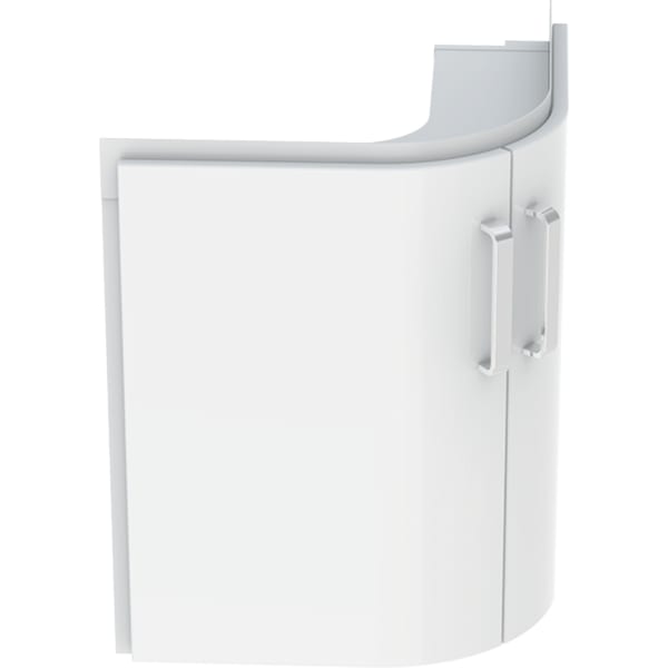 Geberit Renova Compact US 69cm für Eck-WT 69,5cm, mit 2 Türen, 69x60,4x55cm, weiß