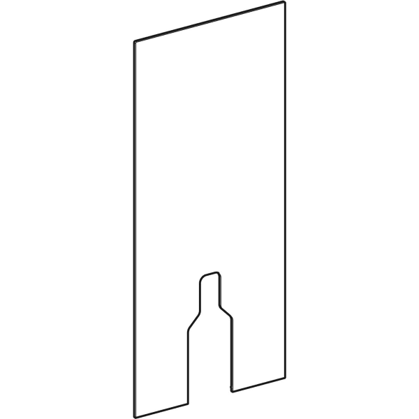 Geberit Frontverkleidung für Geberit Monolith für Stand-WC 114cm lava/Glas