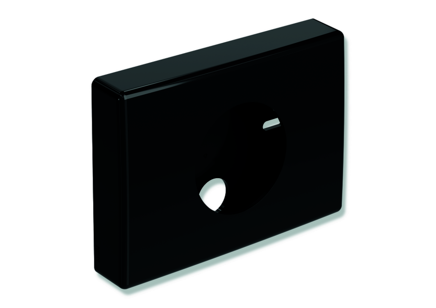 HEWI Hygienebeutelspender, B:143mm, H:103mm, T:27mm tiefschwarz